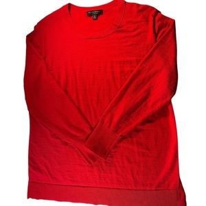 Banana Republic | Women’s XL Extra Fine Merino Lightweight Red Sweater Valentine